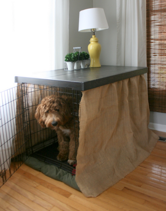 Diy Dog Kennel Table Top Roots, How To Make A Dog Kennel Table