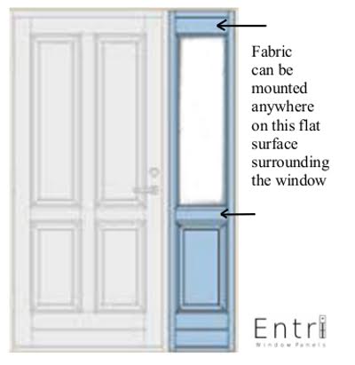 Modern Covering For A Sidelight Window, Ways To Cover Sidelights