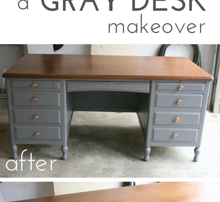 A Desk Makeover | Before & After