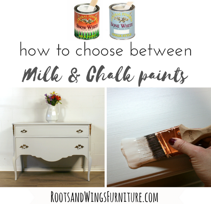 The Difference Between Milk Paint and Chalk Paint