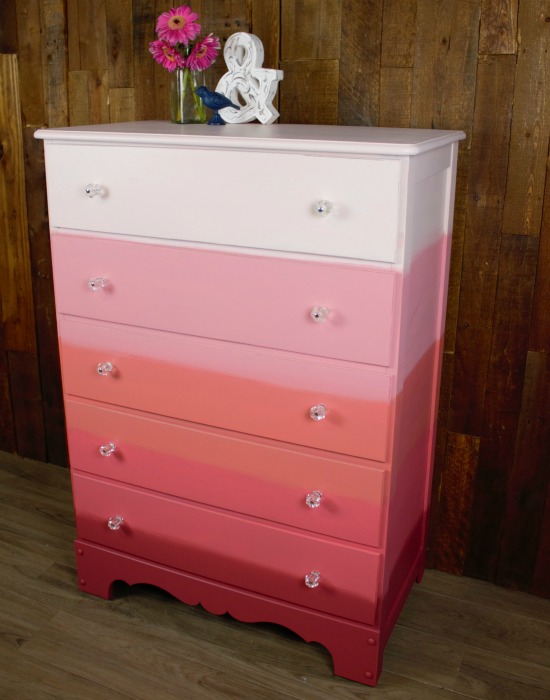 pink+ombre+dresser