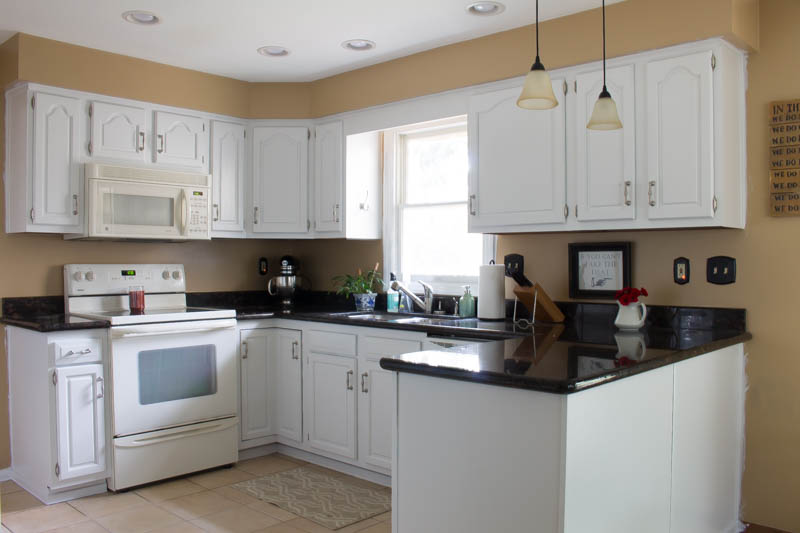A Painted Kitchen and Tin Backsplash Install