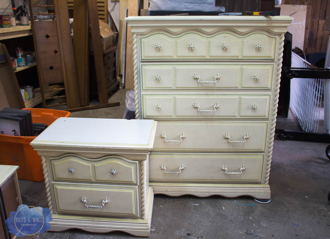 antique+white+metallic+dresser+roots+and+wings+furniture+(1+of+5)