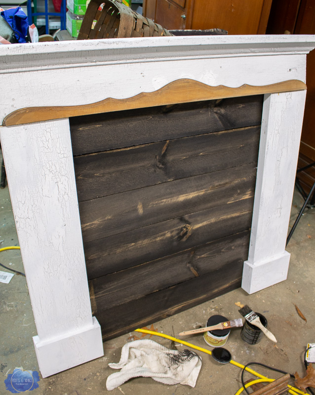 fireplace surround wood mantel -5