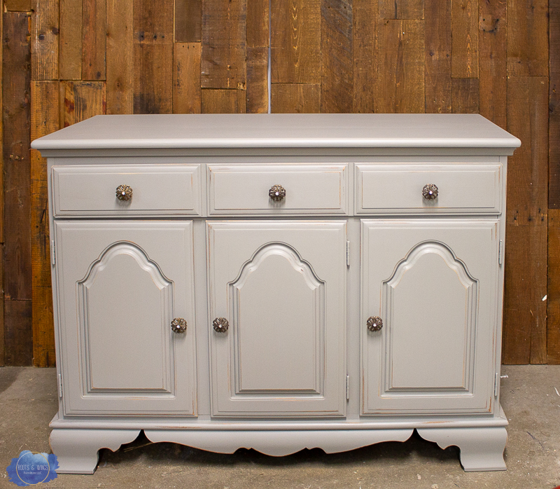 empire gray buffet makeover roots and wings furniture-2