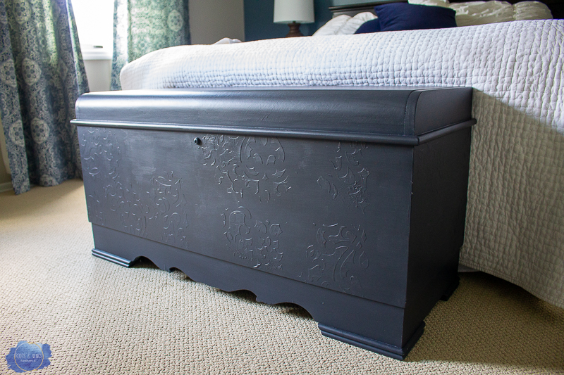 DB Mud Raised Stencil Cedar Trunk Roots and Wings Furniture -1